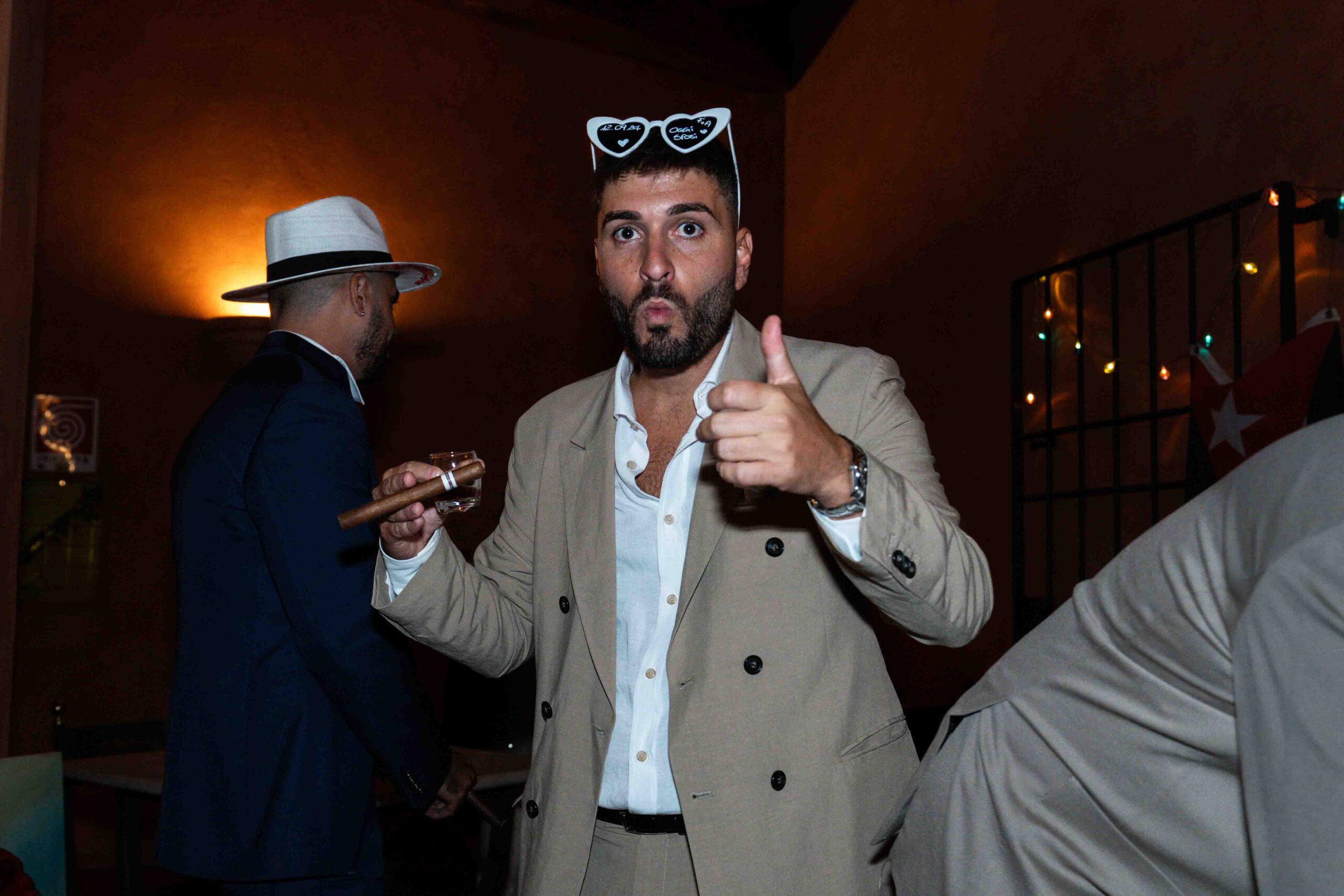 Angolo cubano con Rum Sigari e Cioccolato al Matrimonio a Corte Francesco a Montichiari