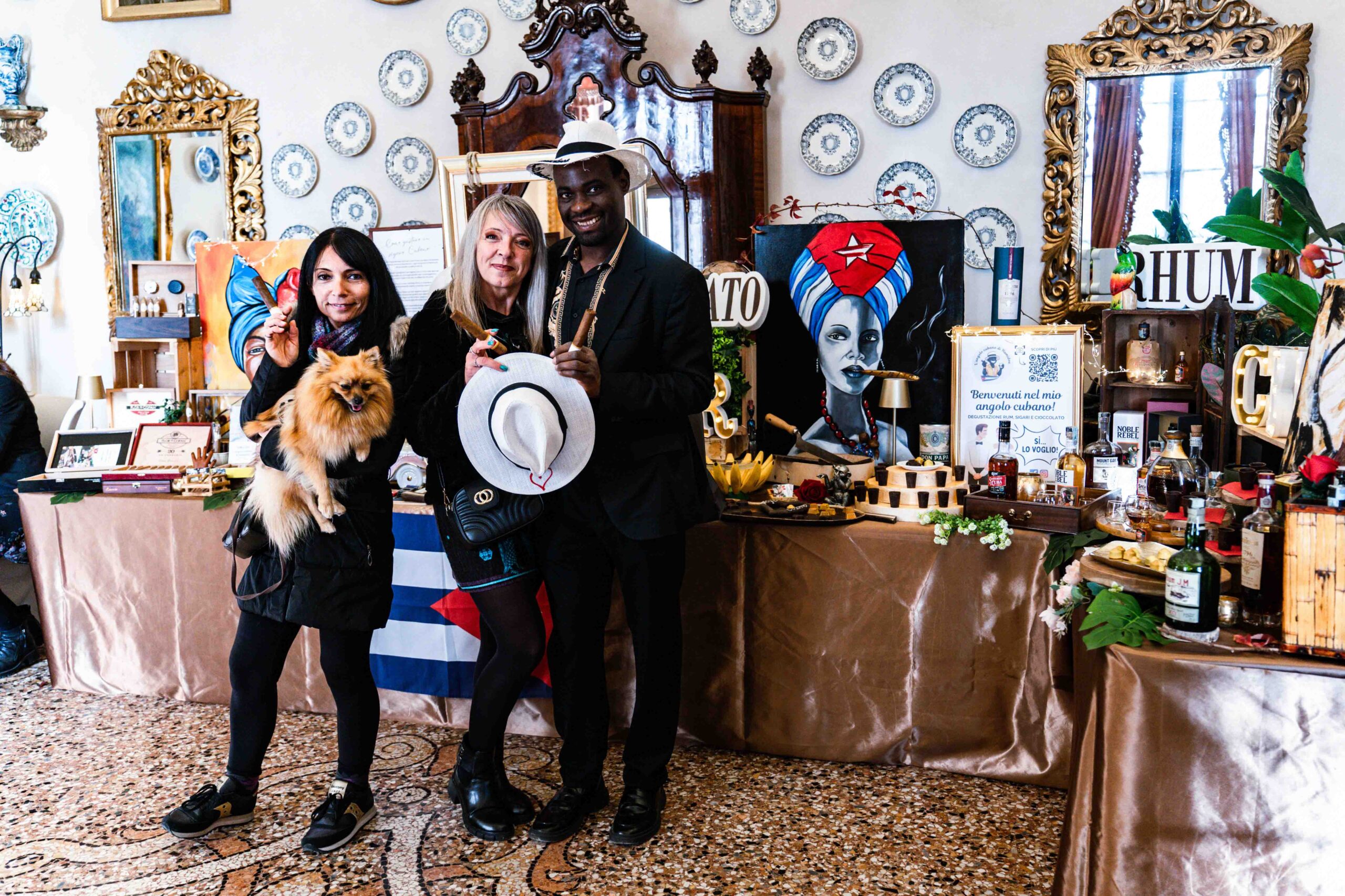 Angolo Cubano all'evento sposi del Castello di Bevilacqua