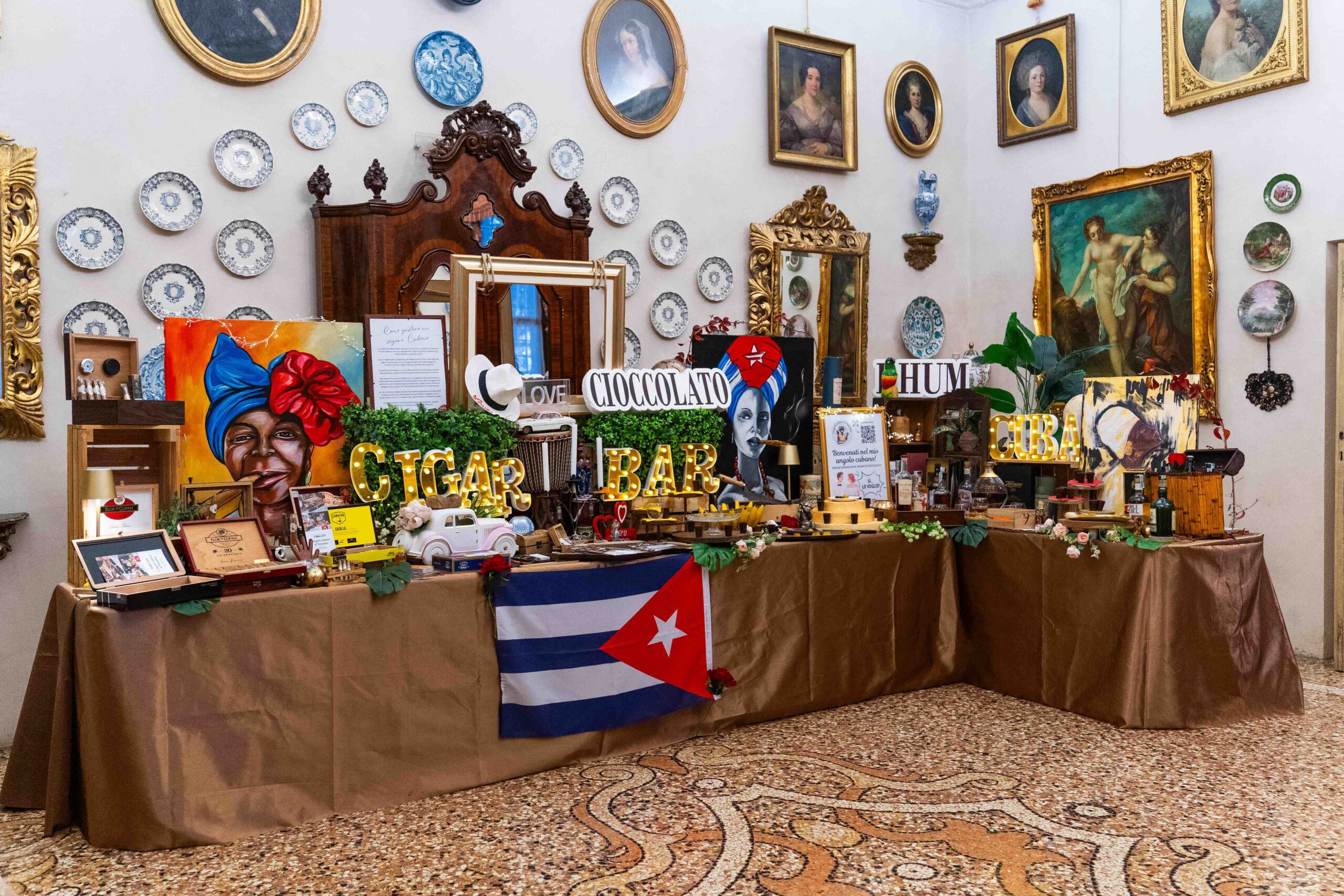 Angolo Cubano all'evento sposi del Castello di Bevilacqua