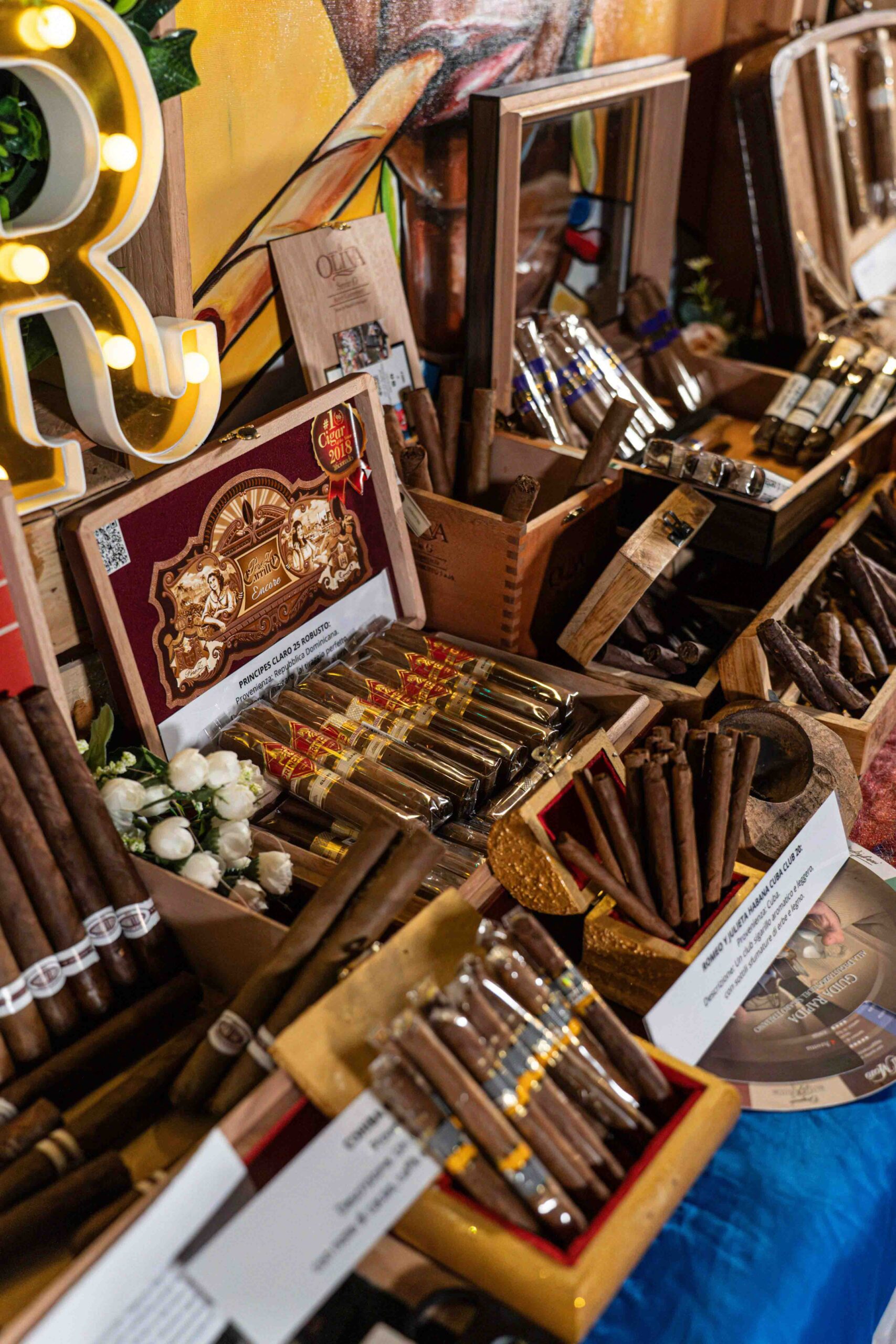 Angolo Rum Sigari e Cioccolato Al Matrimonio a Villa Bevilacqua