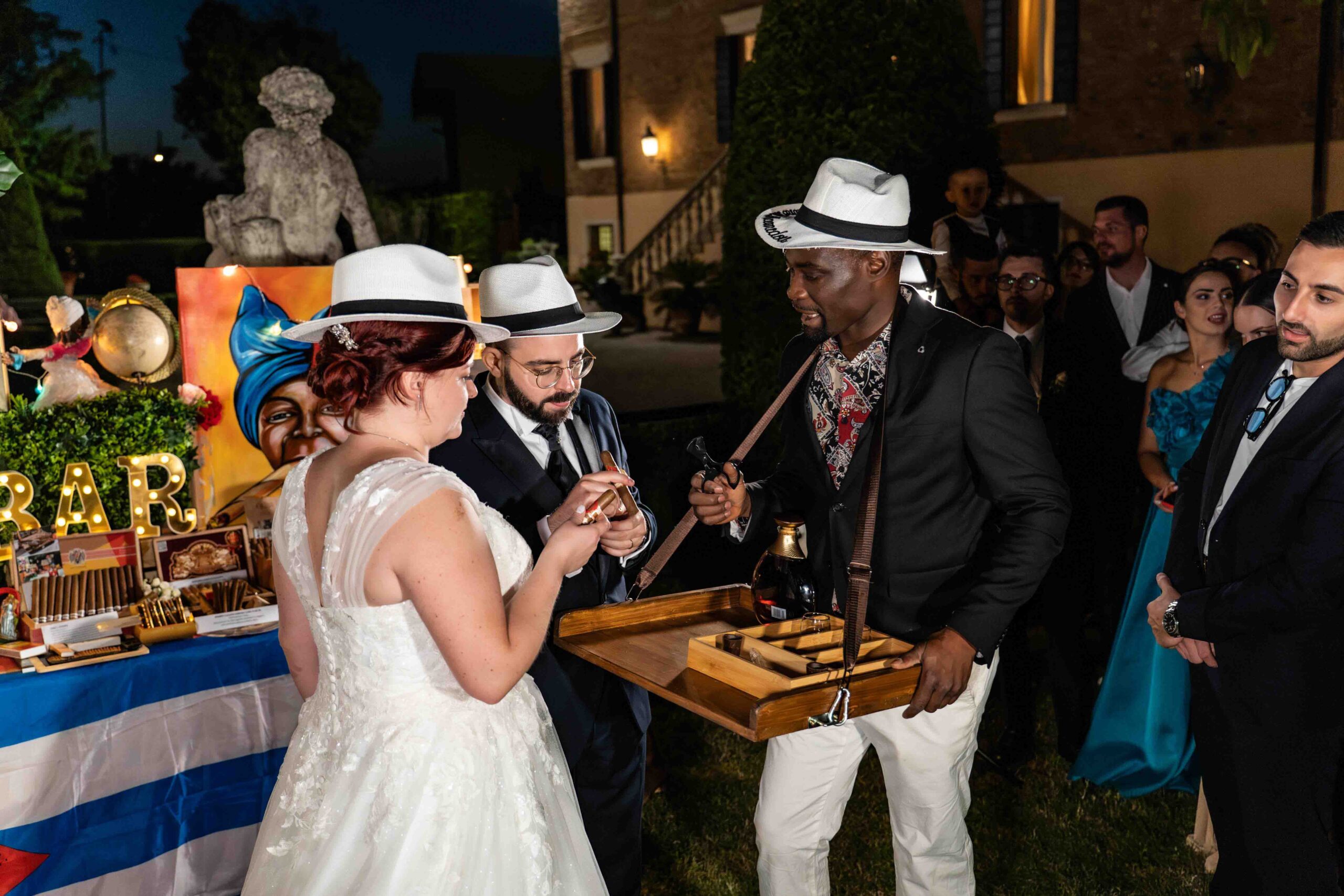 Angolo Rum Sigari e Cioccolato Al Matrimonio a Villa Bevilacqua